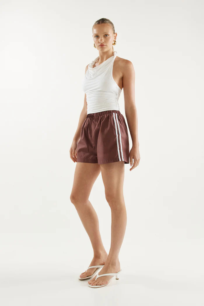 Madison the Label - Sammi Shorts | Plum - Gayle's Fashions