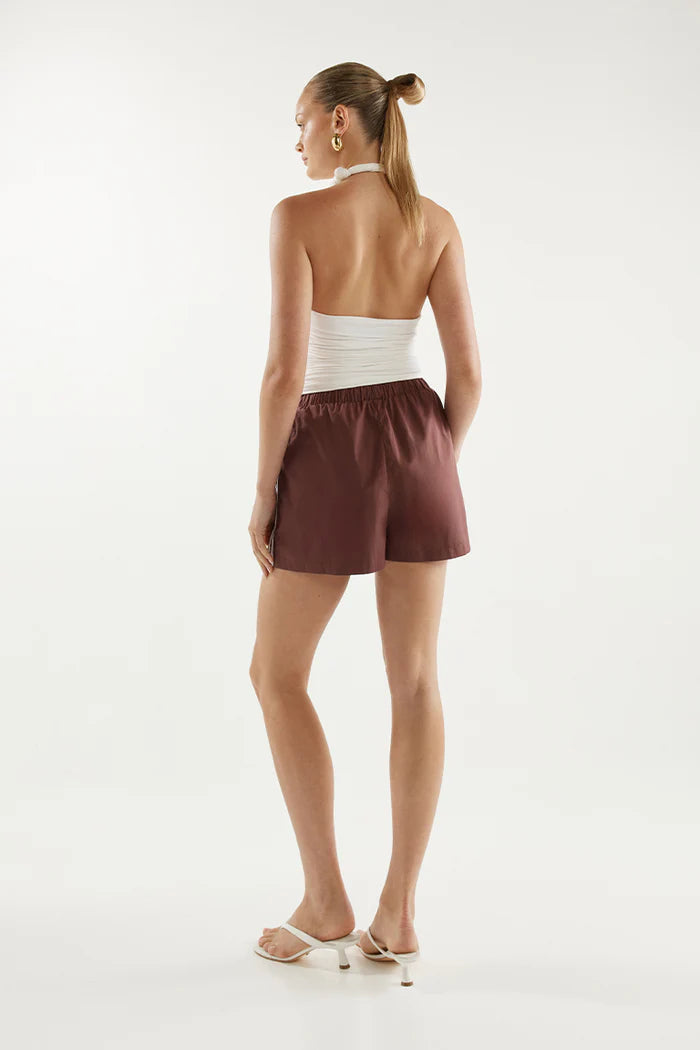 Madison the Label - Sammi Shorts | Plum - Gayle's Fashions