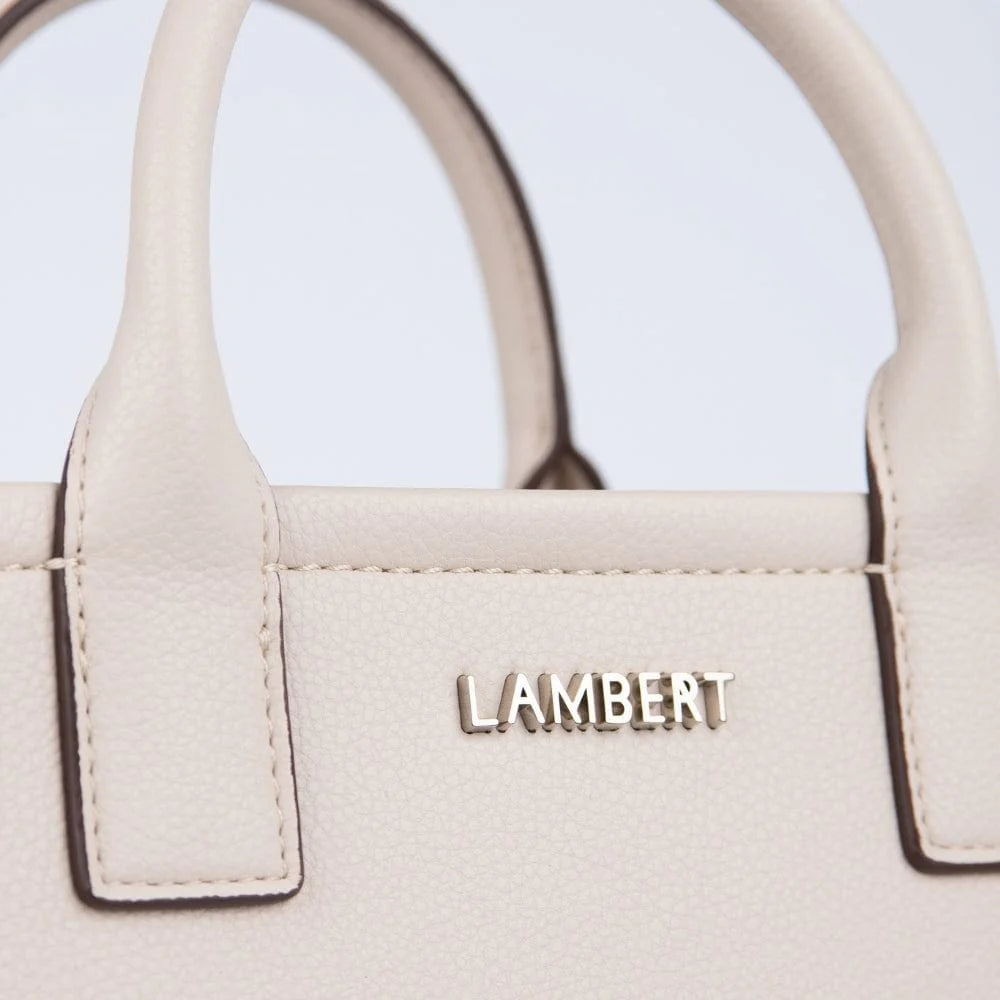 Lambert - 'The Tania' - Salt Vegan Leather Mini Tote Bag