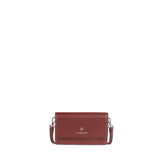 Lambert - The Tina Small Vegan Leather Handbag in Rosewood