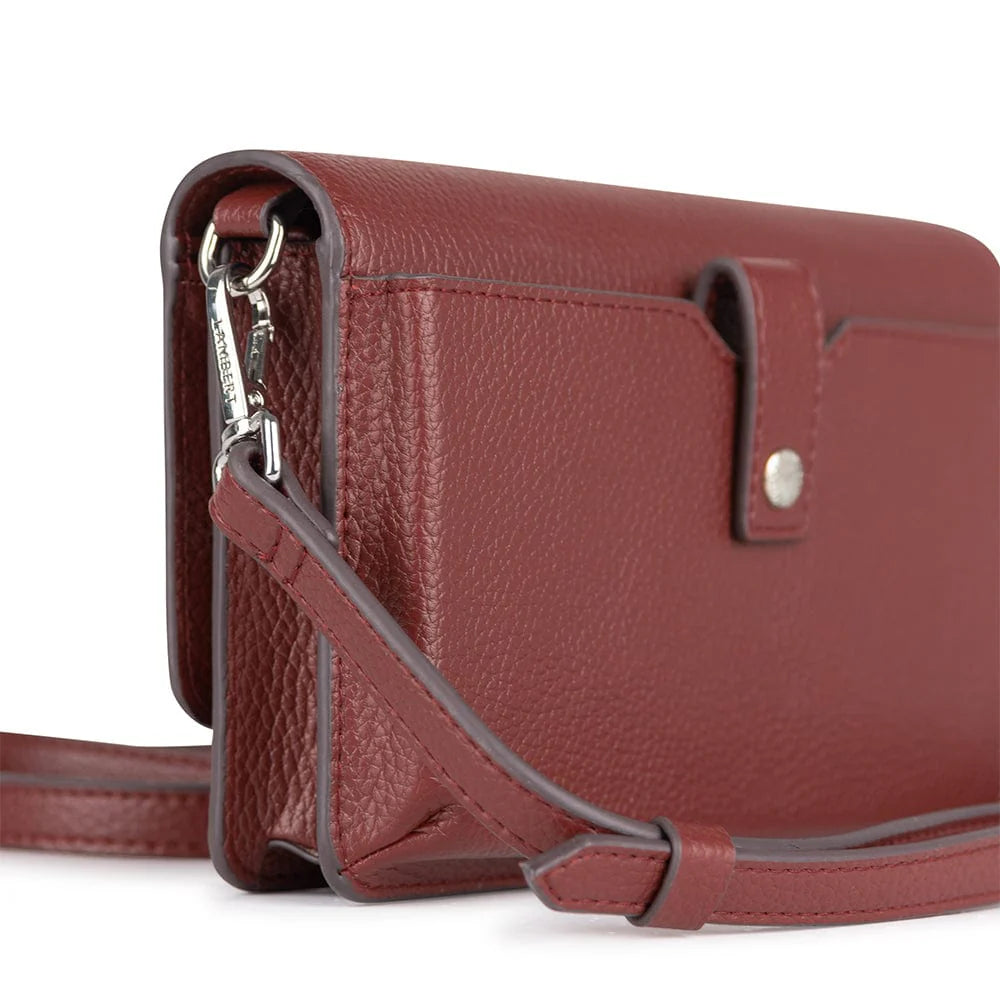 Lambert - The Tina Small Vegan Leather Handbag in Rosewood