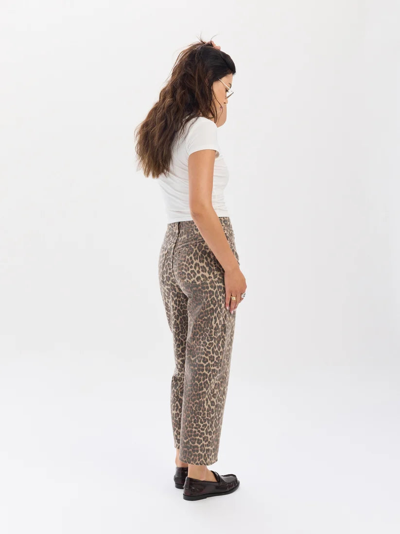 Daze - Westward High Rise Barrel Leg in Cool Cat