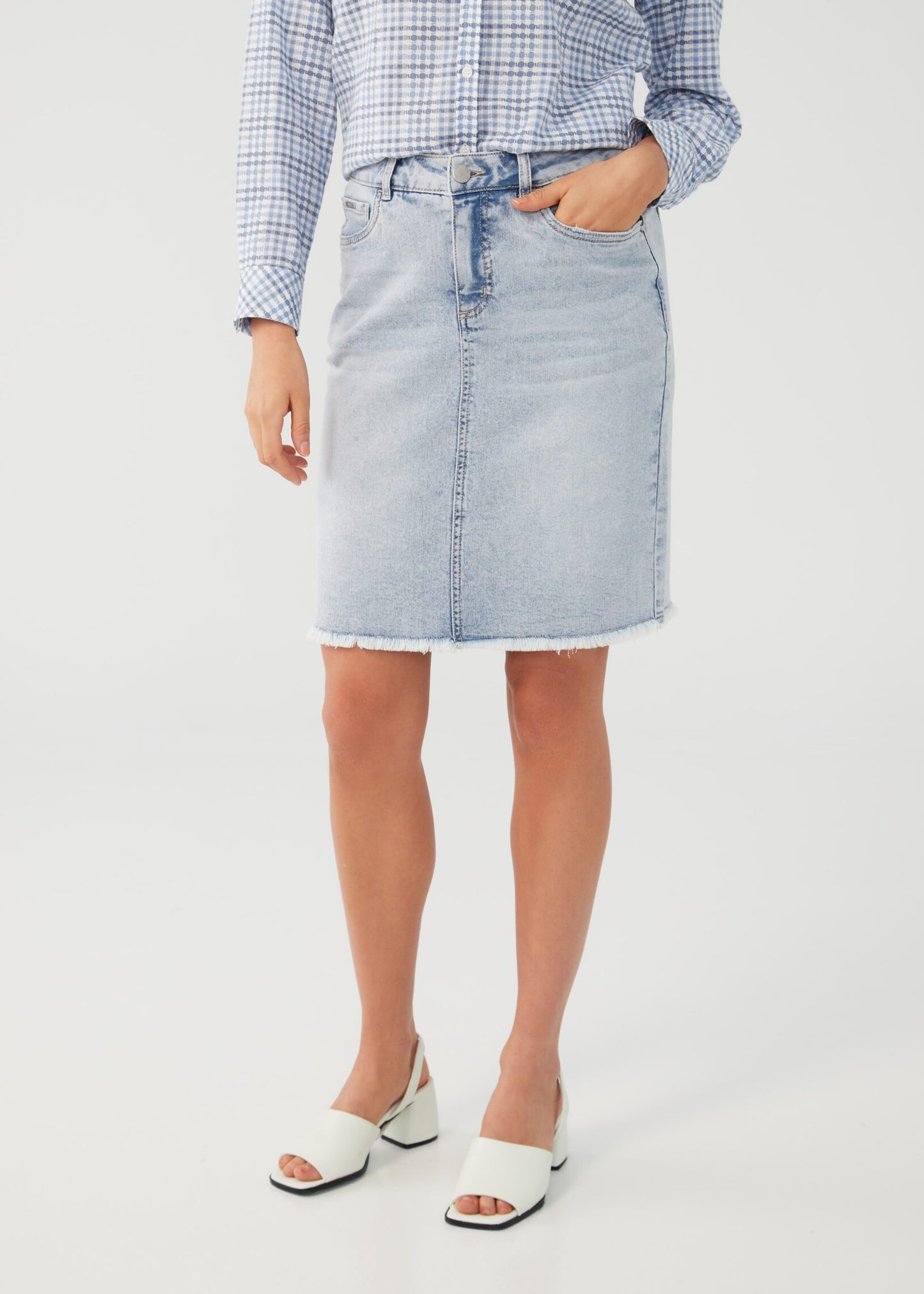 FDJ denim pencil skirt