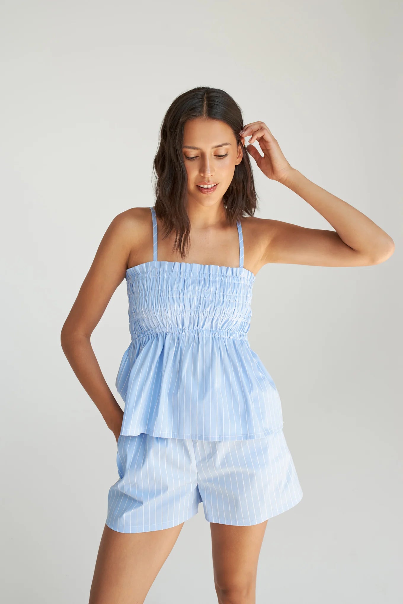 Daily Story – Isadora Tank Top (Blue Stripe)