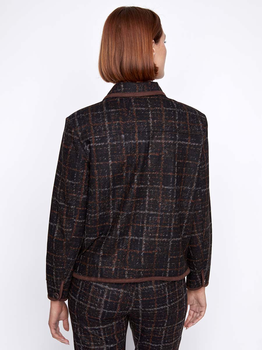 CYC - Brown and Black Plaid Jacket