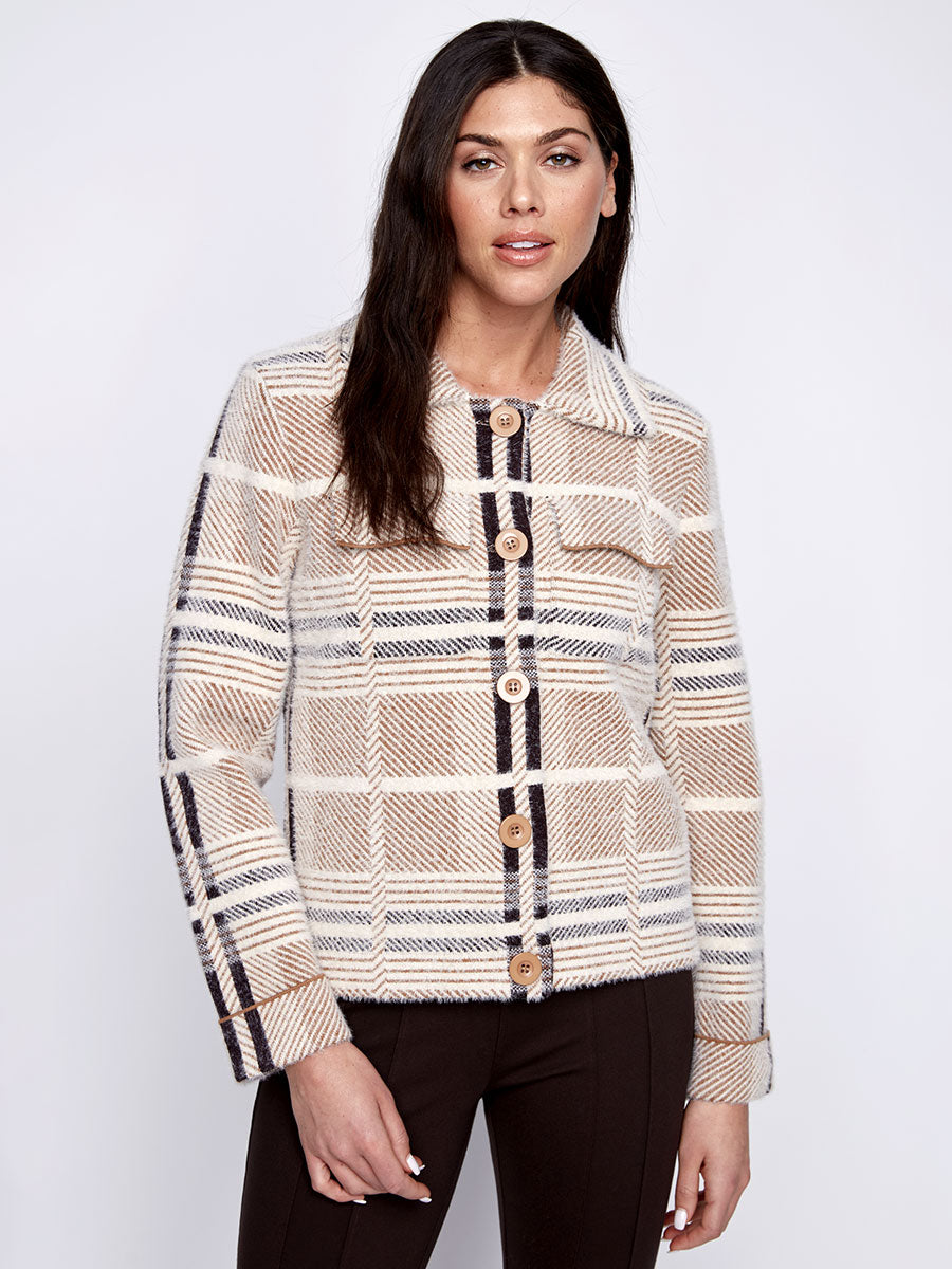 CYC - Brown Plaid Jacket