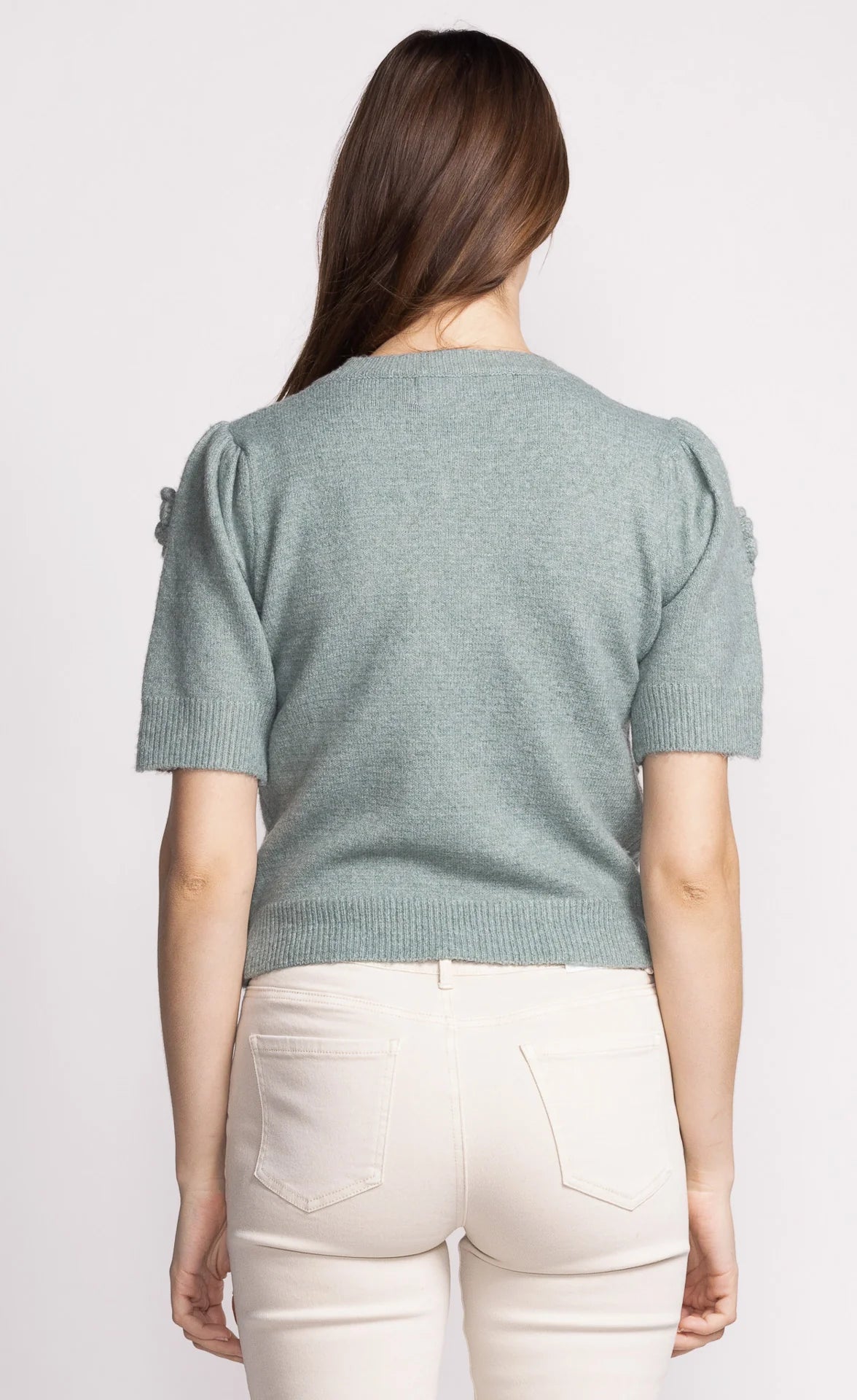 Pink Martini - Roslyn Sweater in Green