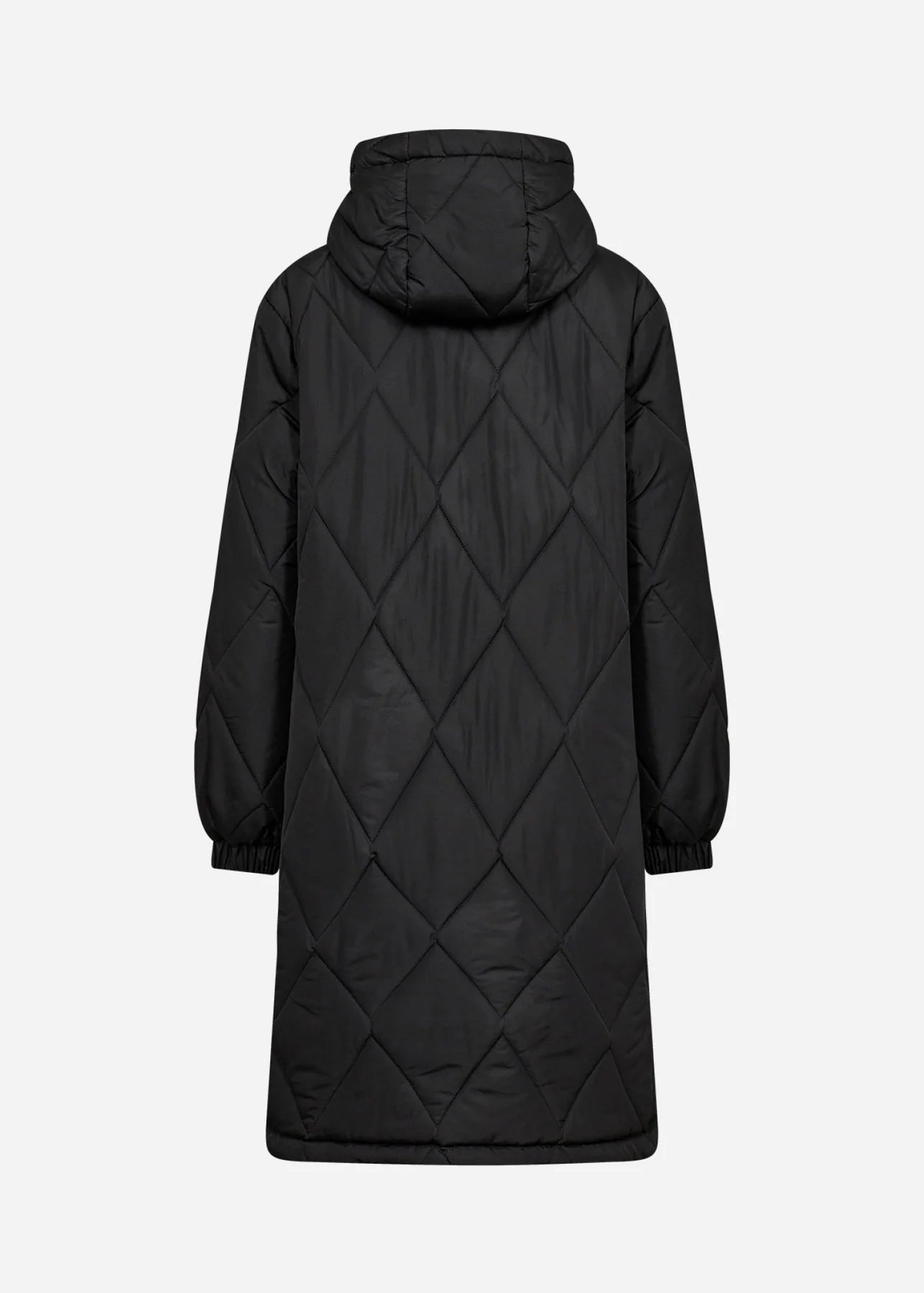 Soya Concept - Fenya Thick Quilted Coat in Black