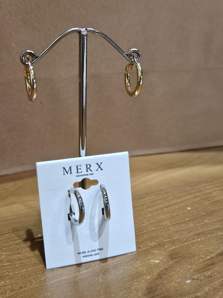 MERX - Tube Hoop Earrings – 3/4 Inch