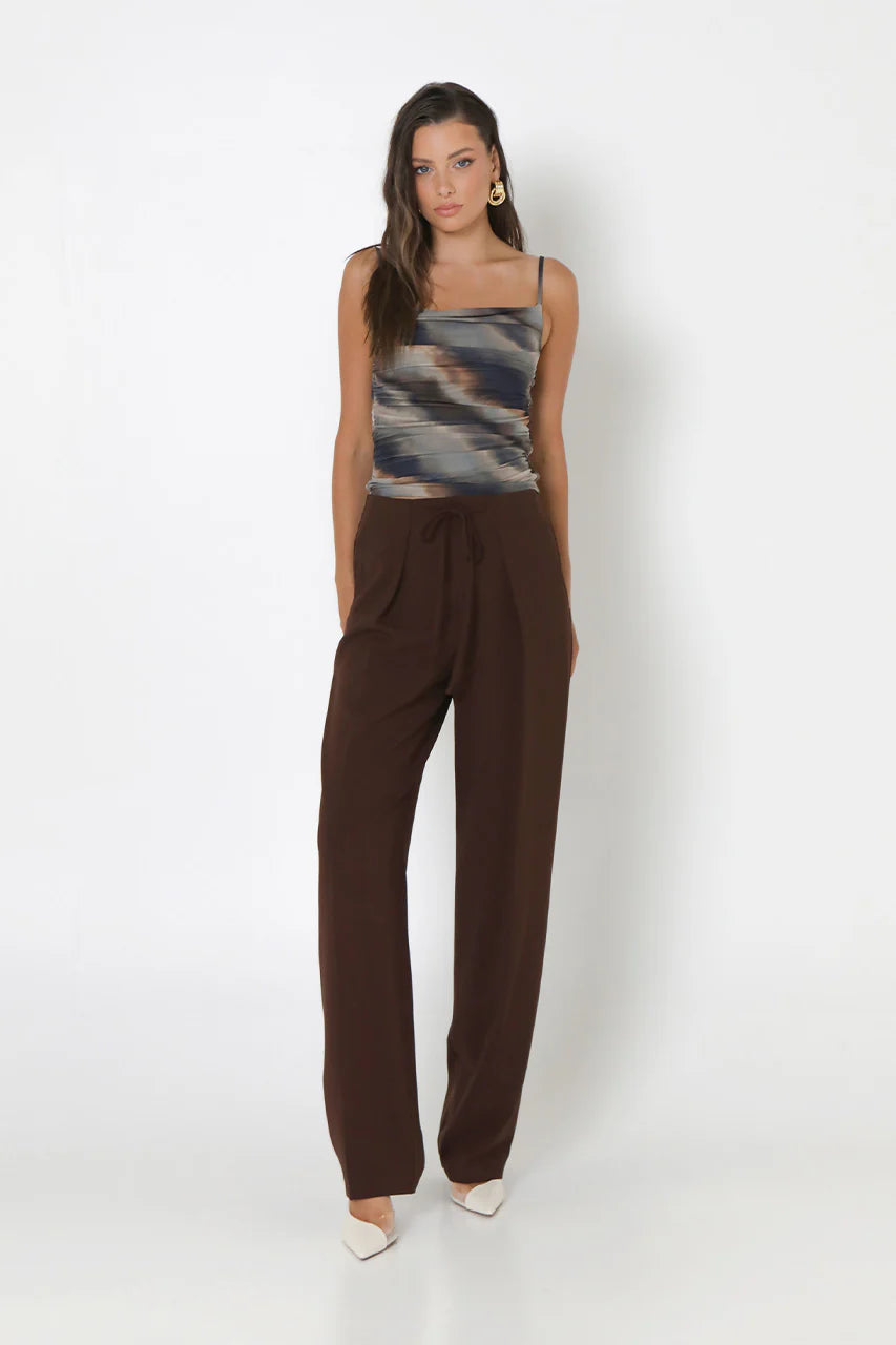 Madison the Label - Wynter Pant in Cocoa